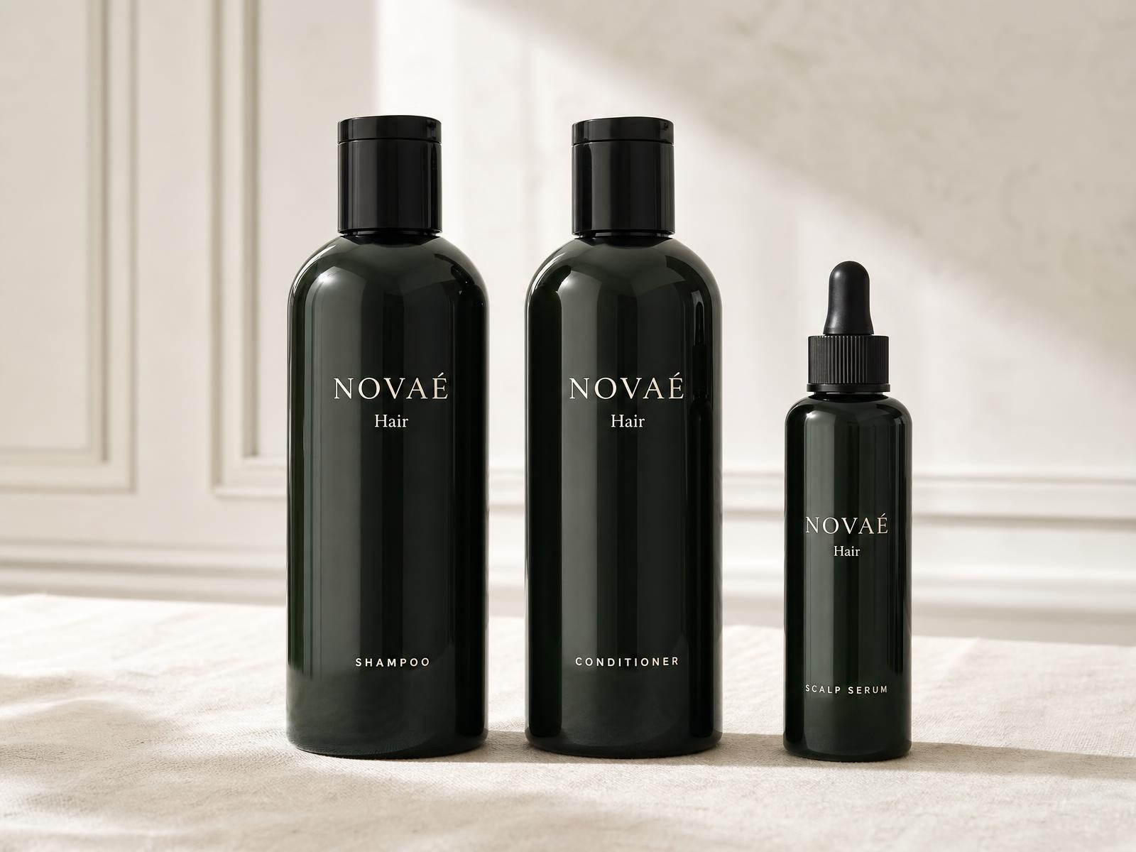 Scalp & Hair Ritual — Shampoo · Conditioner · Serum