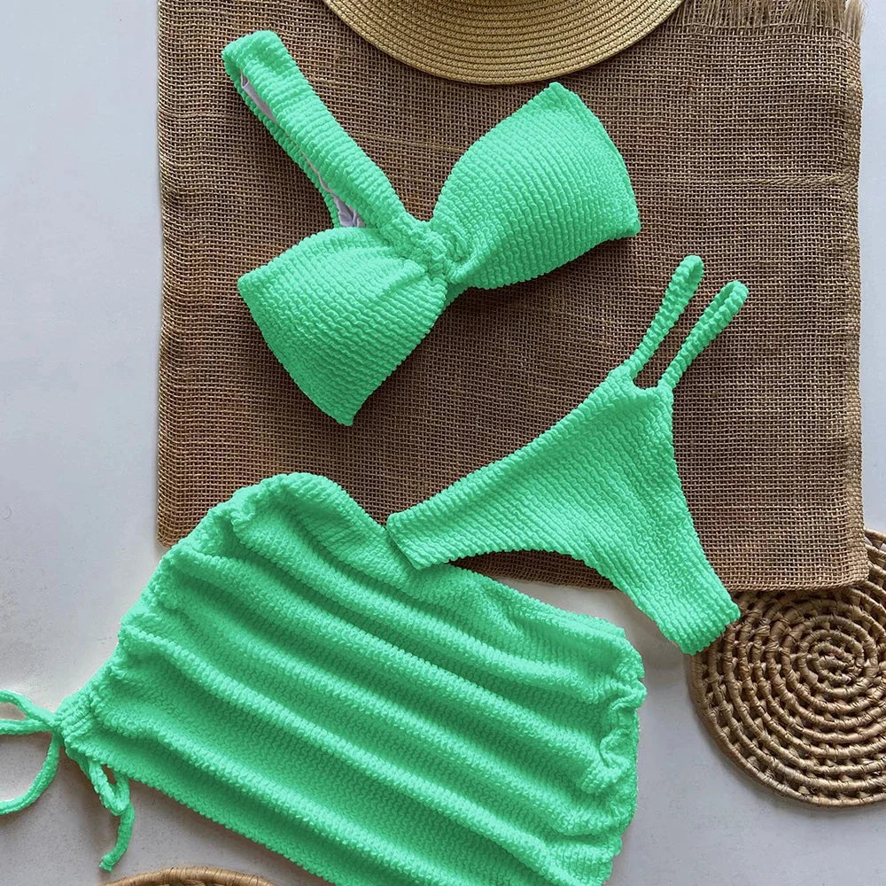 Ethereal Bikini Plushy 3 Piece