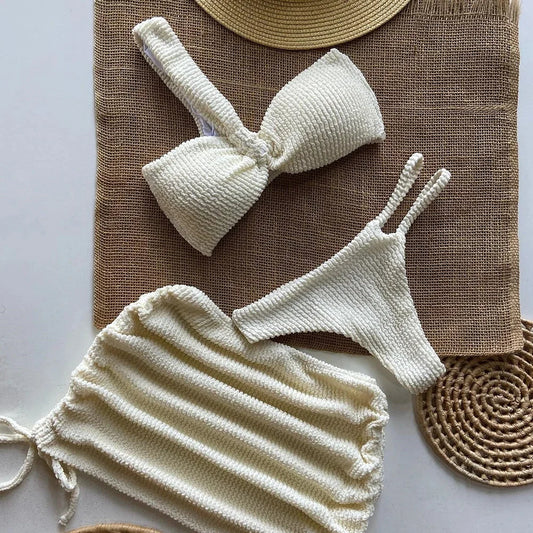 Ethereal Bikini Plushy 3 Piece