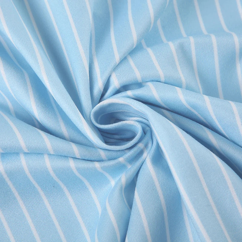 Ethereal Blue Striped Shirt