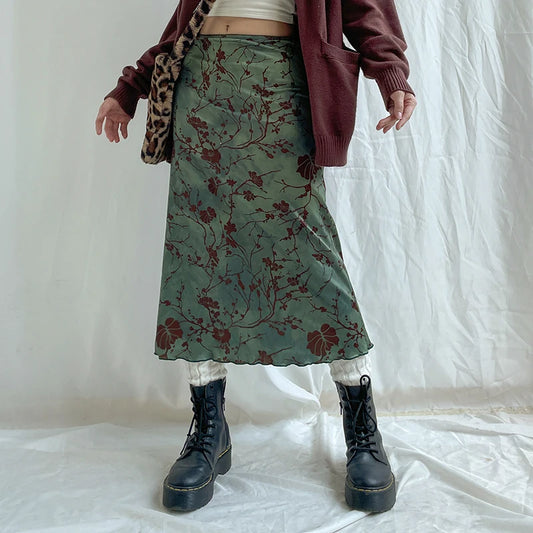 Solaire Floral Long Skirt