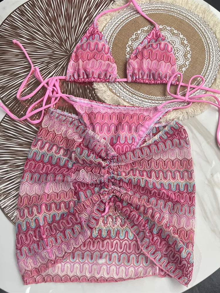 Ethereal Bikini Hippy 3 Piece