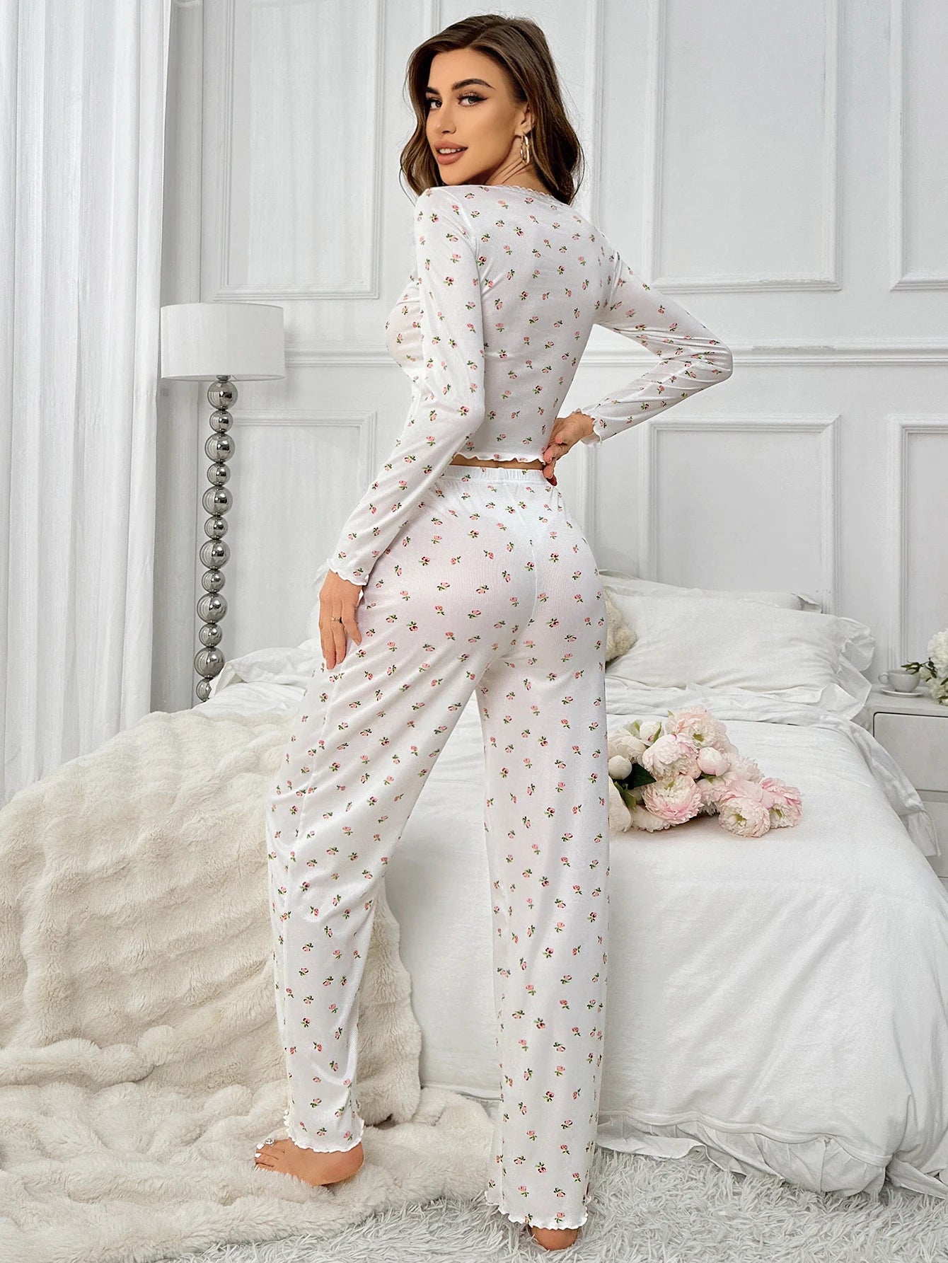 Ethereal Pyjama 2 Piece Set Long