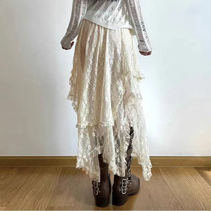 Solaire Boho Asymmetrical Skirt